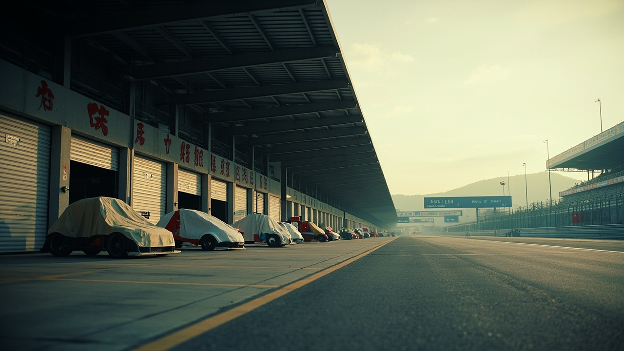 China GT赛道上赛车激烈竞速的场景